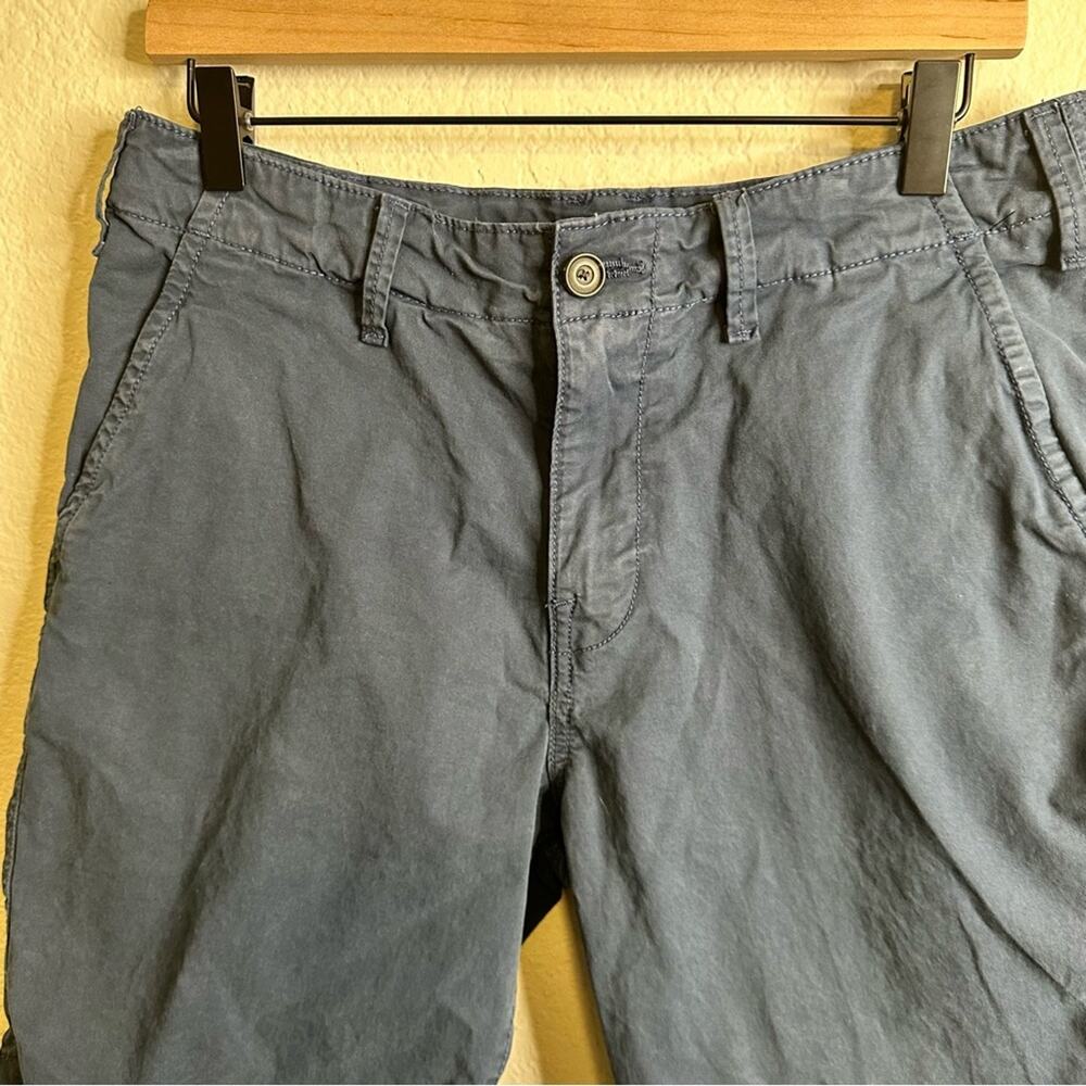 Lucky Brand Flat Front Mens Chino Shorts Blue Size 31 - Picture 8 of 8